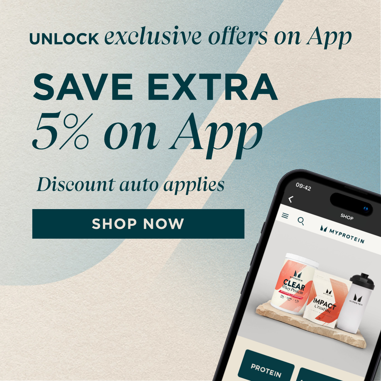 50% off almost everything + 5% extra on app