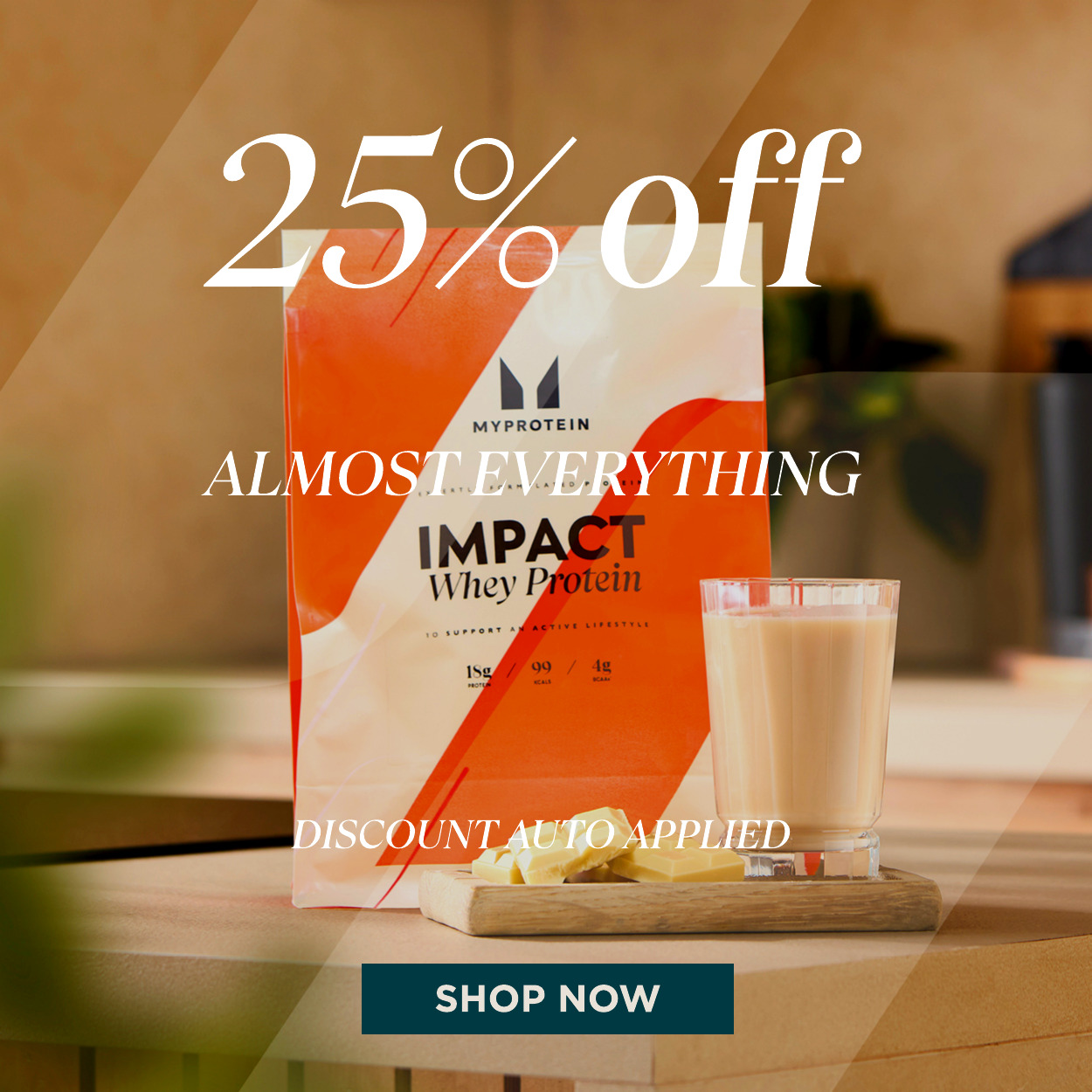 25% OFF almost everything