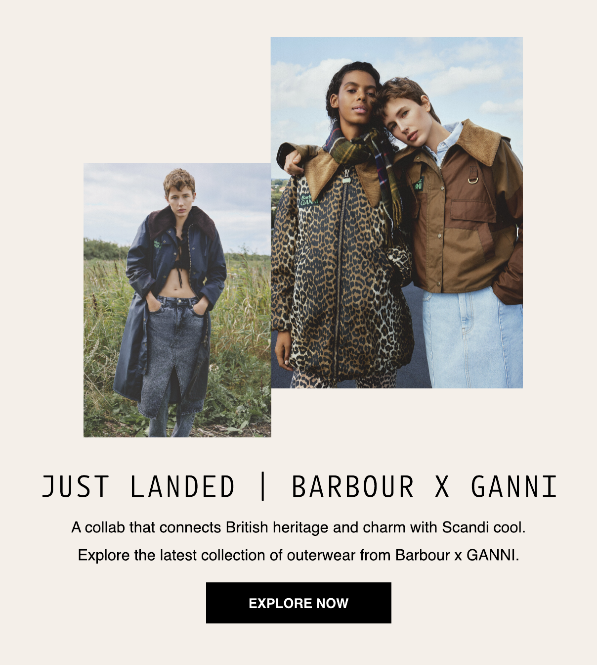 Just Landed | Barbour X GANNI - Coggles