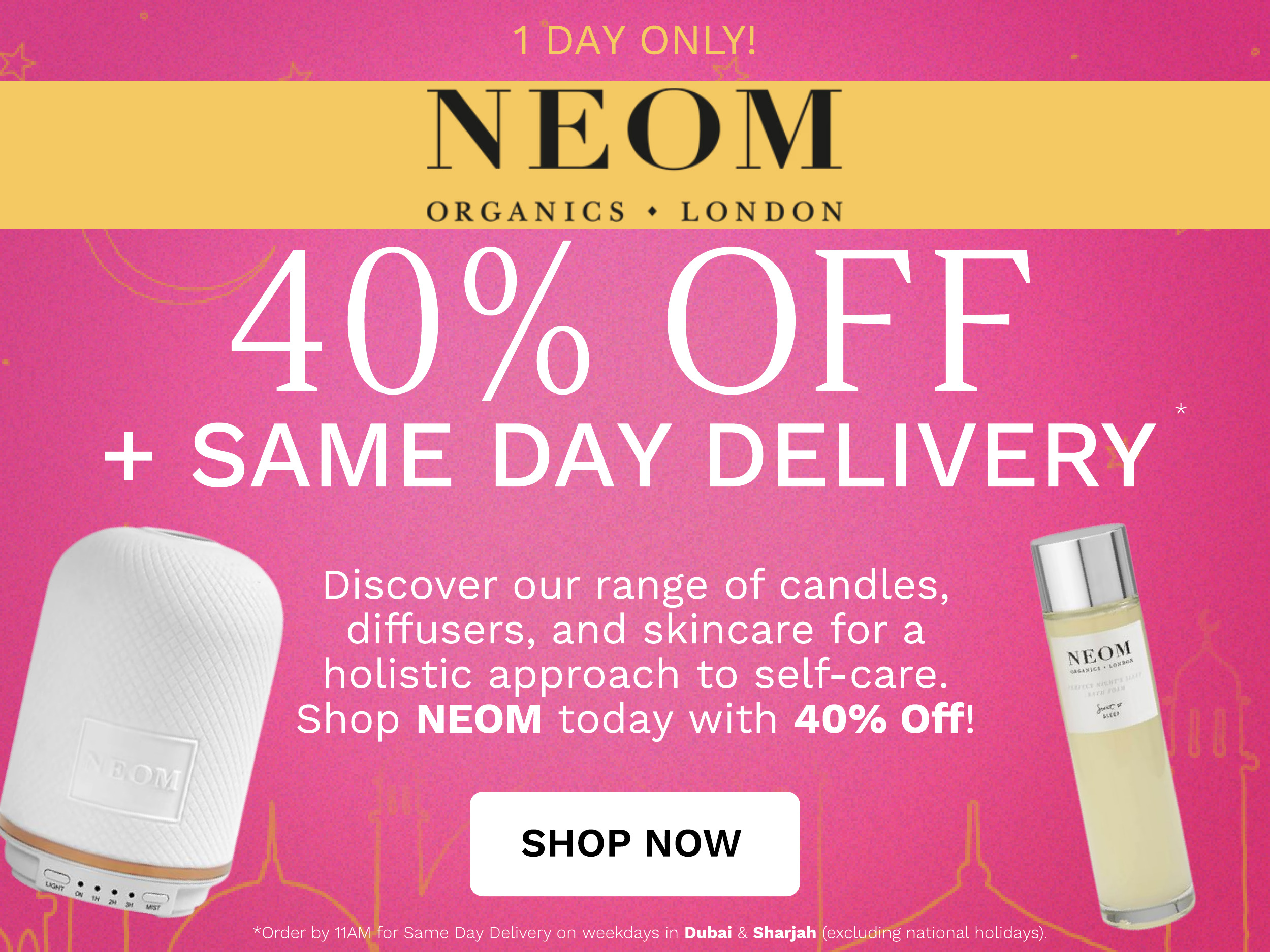 NEOM 40 Off LookFantastic UAE