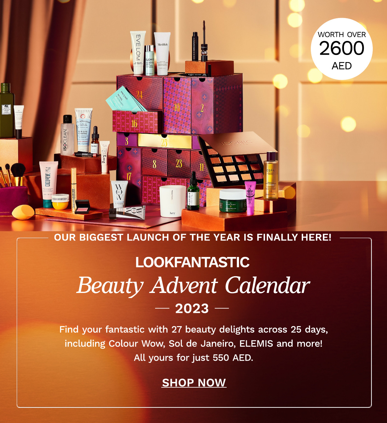 IT'S HERE Advent Calendar 2023 (Worth over 2600 AED) 🎁 Look Fantastic