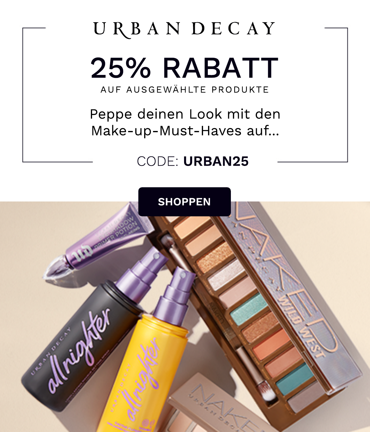 25% RABATTCODE: URBAN25