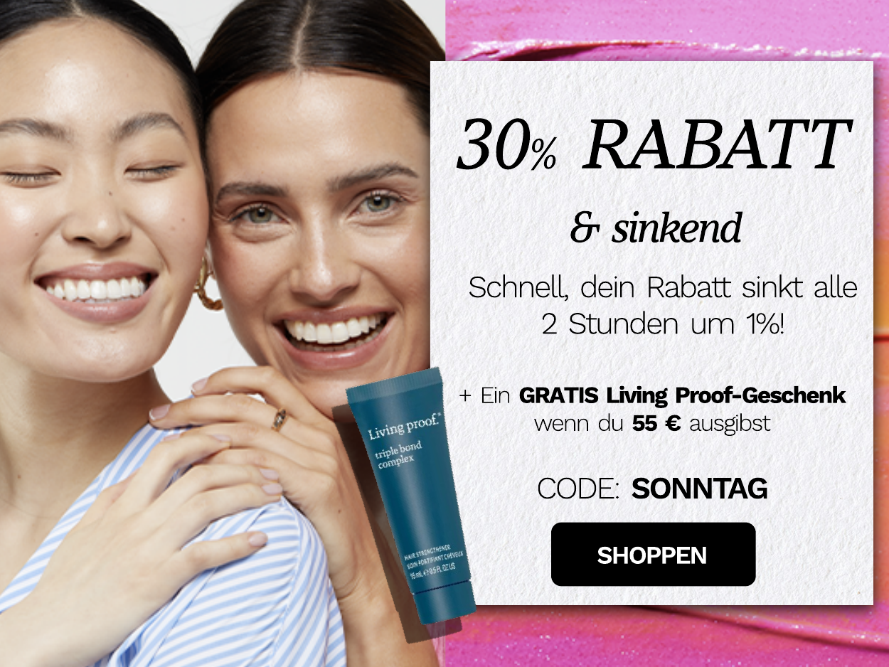 30 % UND SINKEND CODE: SONNTAG
