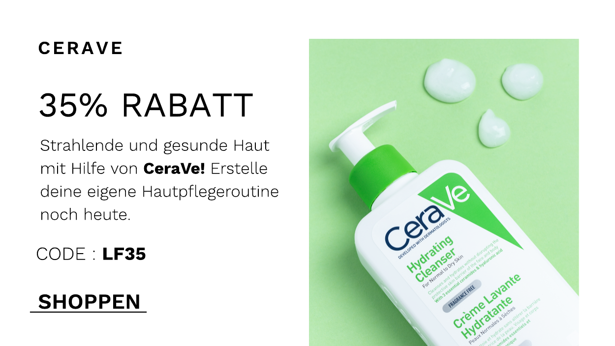 CERAVE 35% RABATT CODE: LF35