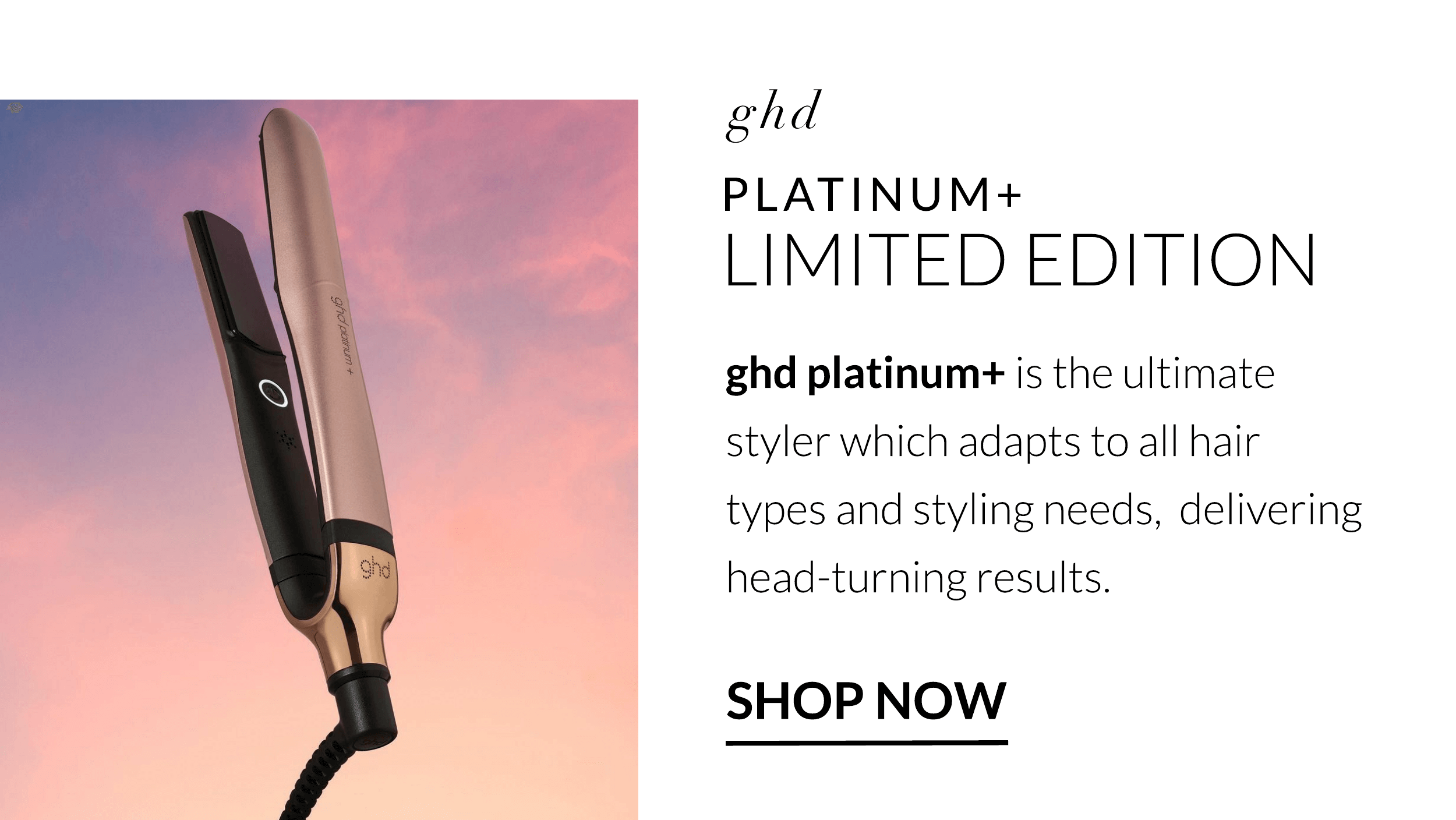 Ghd Platinum+ Sunsthetic Collection