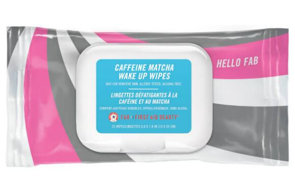First Aid Beauty Caffeine Matcha Wipes