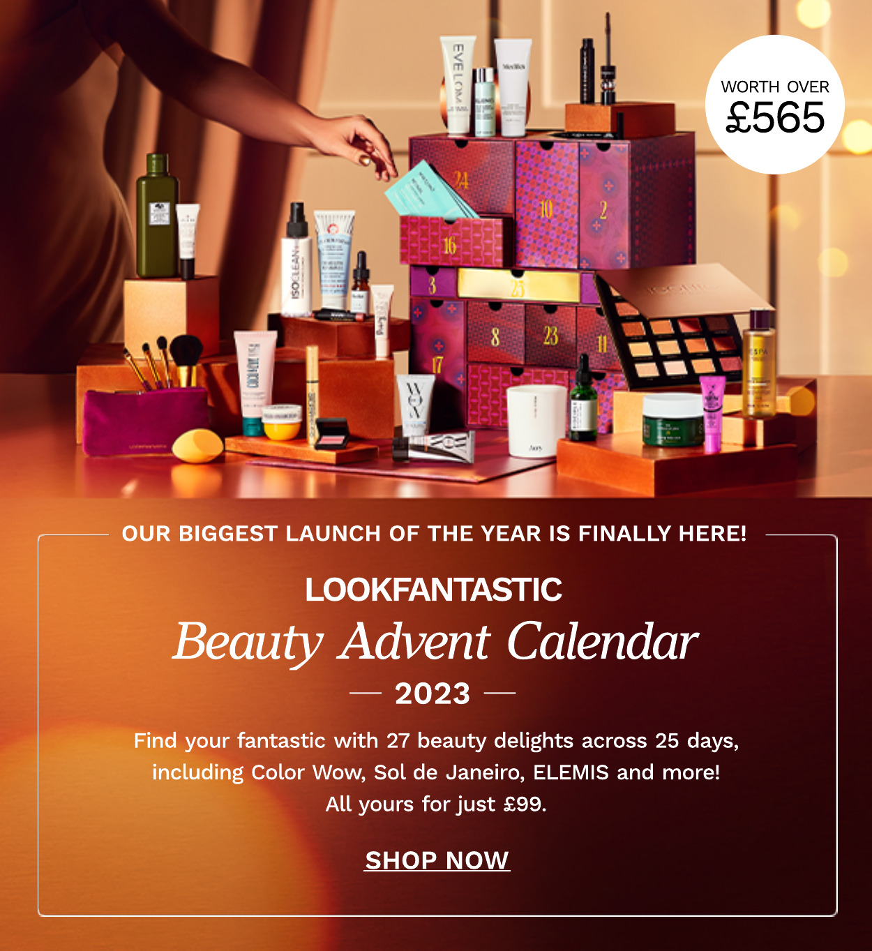 IT'S HERE Advent Calendar 2023 (Worth over £565) 🎁 Look Fantastic