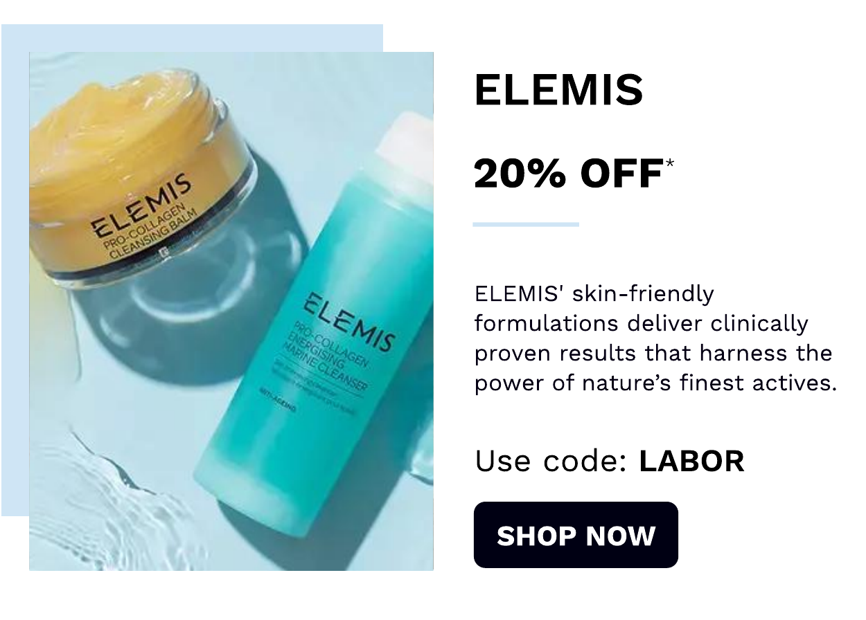 ELEMIS 20% OFF