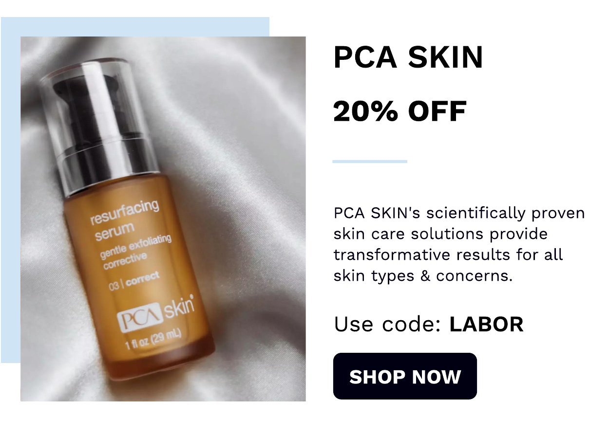 PCA SKIN 20% Off SHOP NOW