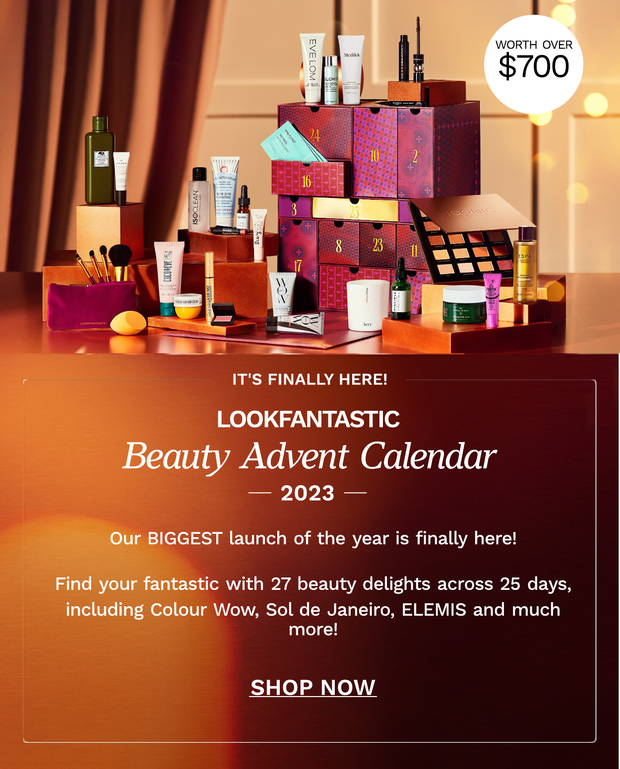 Just landed 2023 Beauty Advent Calendar Look Fantastic