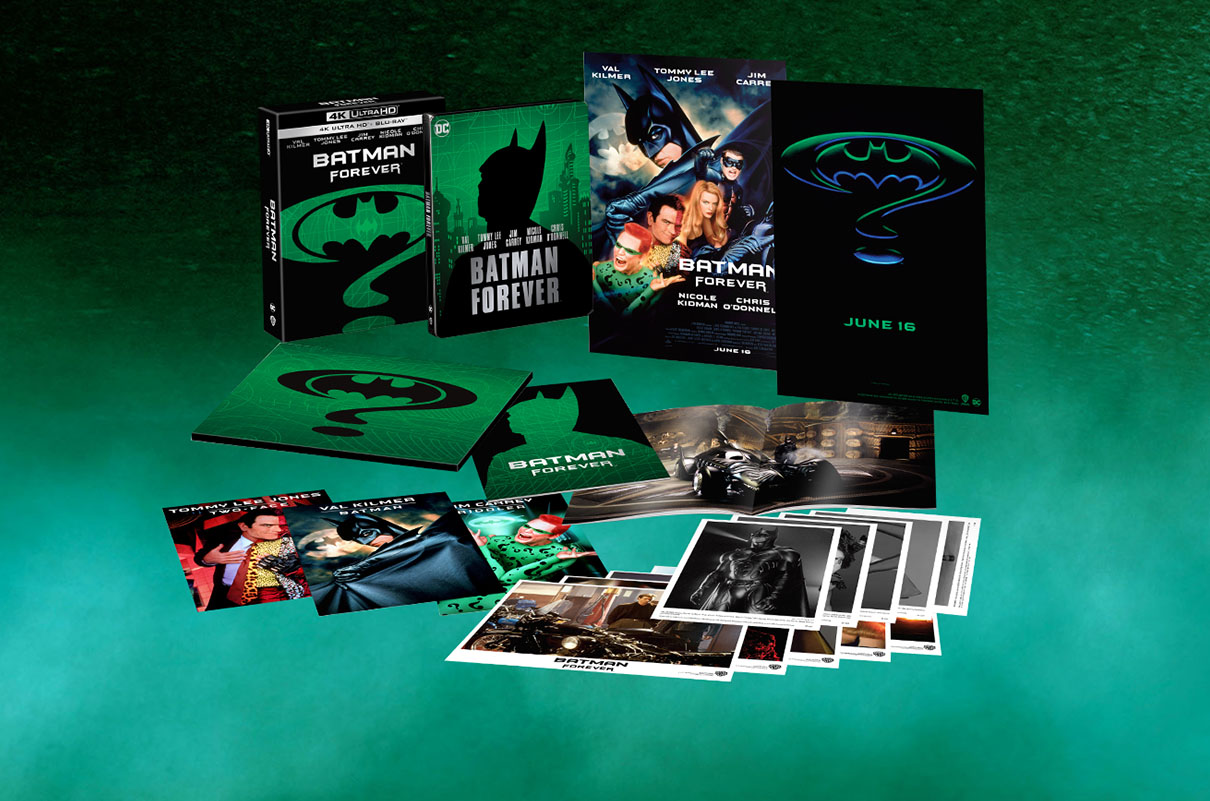 Batman Forever 4K Ultra HD Ultimate Collector's Edition Steelbook BATMA F RrE Ty R AL FOREVER 